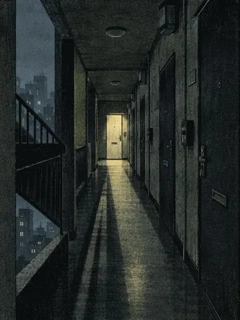墙里的噪声 桉林慢读连载作品封面 墙里的噪声 封面插画